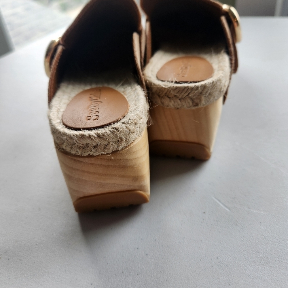See By Chloé suede clogs size 35 BNWOB - Picture 8 of 11